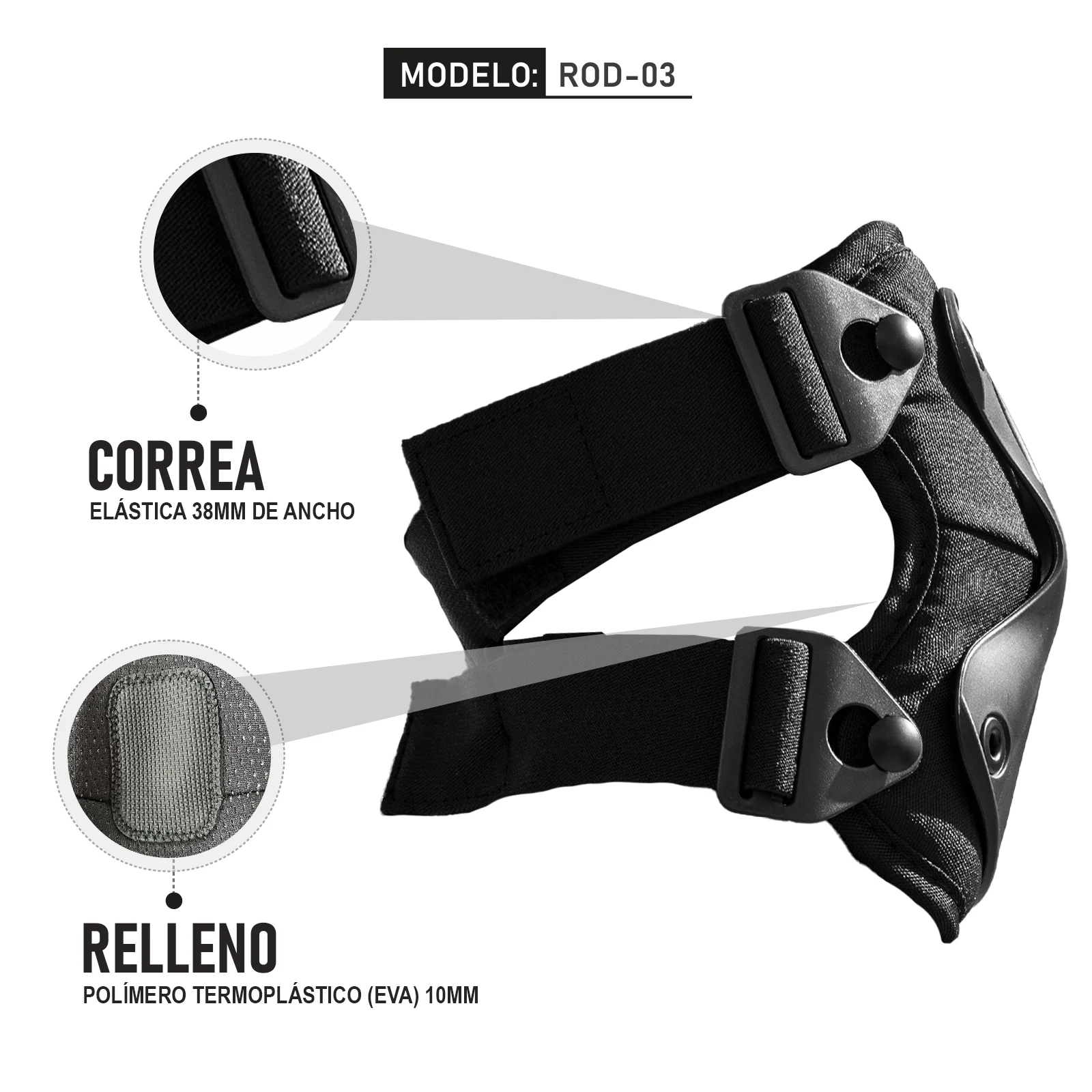 Rodilleras industriales de alto impacto con capsula TPU - Imagen 5
